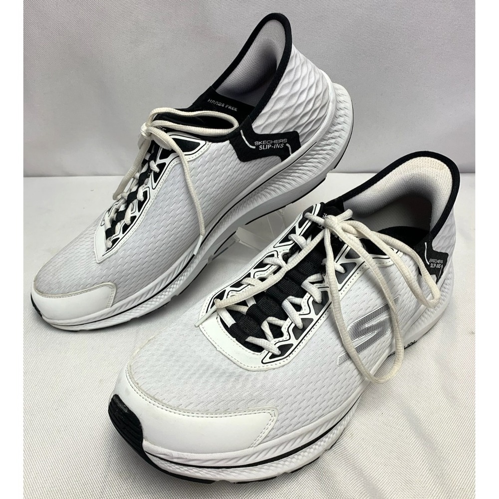 Mens Skechers Hands Free Slip-ins GO RUN Consistent 2.0 Sneakers Shoes White 13 - Picture 1 of 13